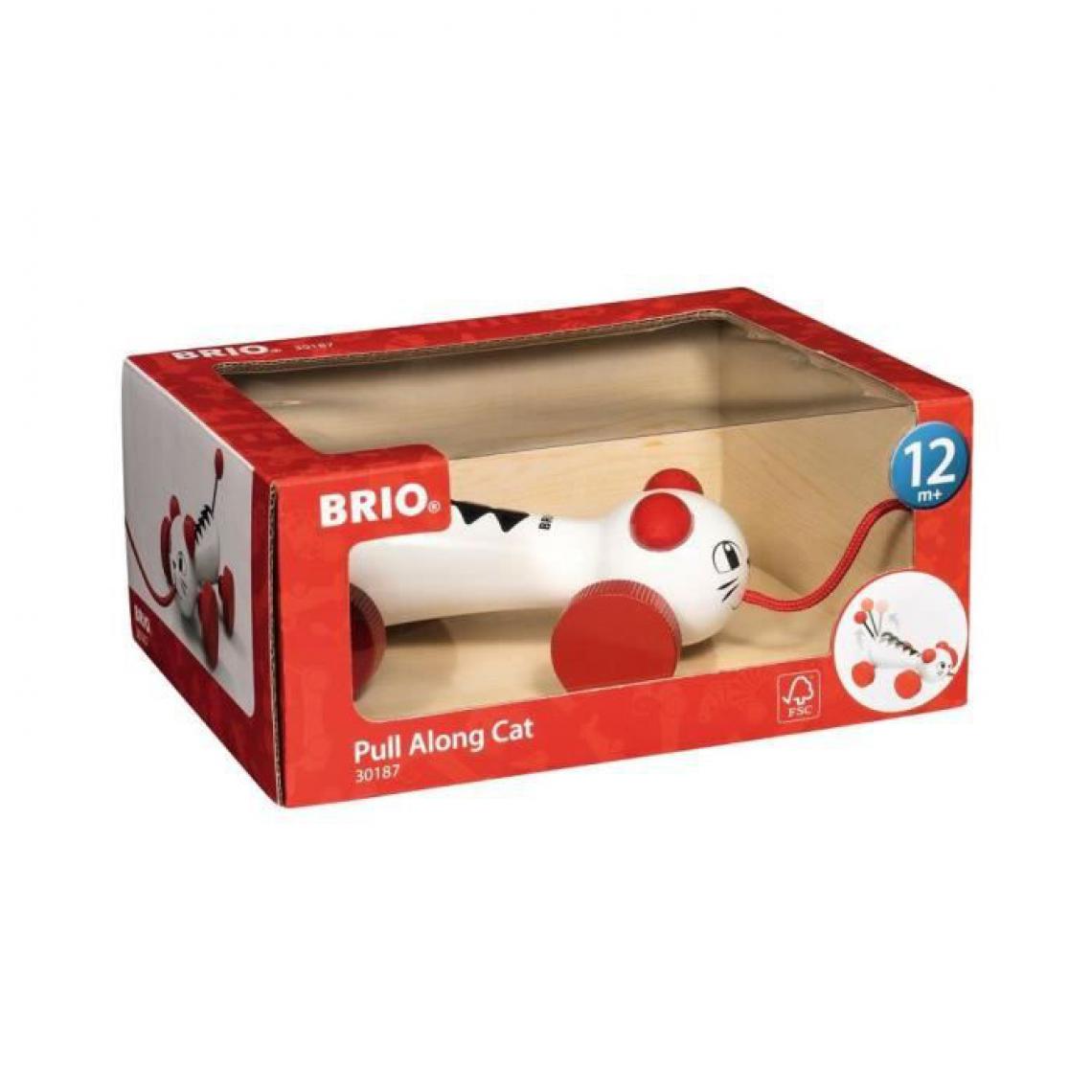 BRIO - BRIO - 30187 - Chaton a Tirer - Jouets à empiler