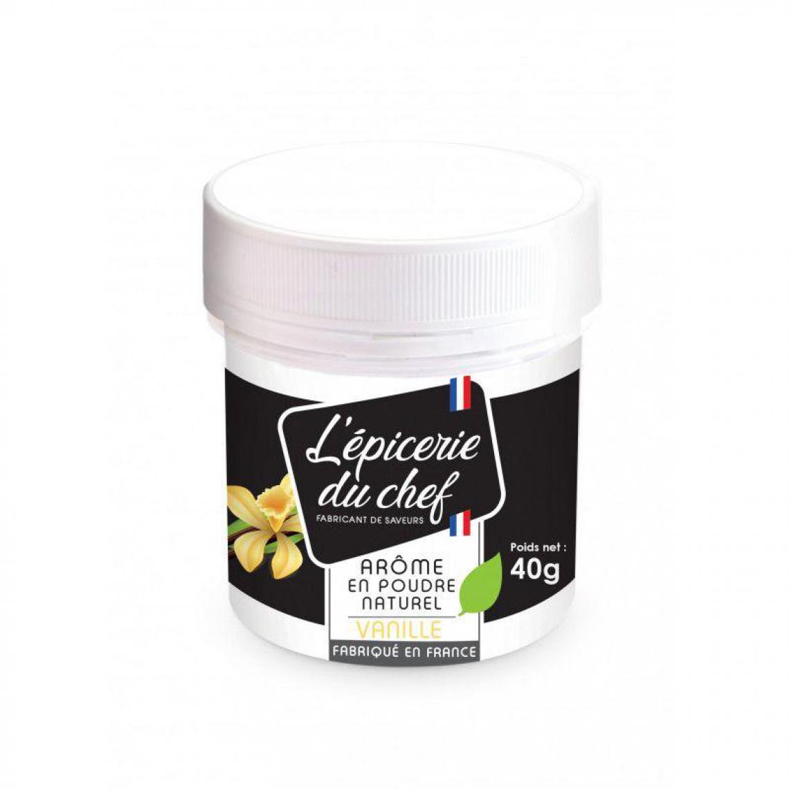 Scrapcooking - Arôme alimentaire naturel en poudre Vanille 40 g - Kits créatifs