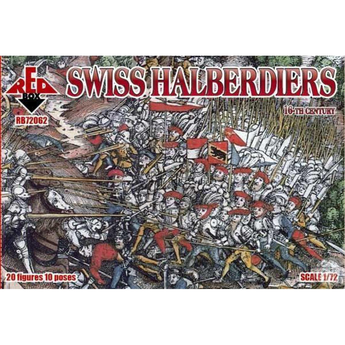 Red Box - Swiss halberdiers, 16th century - 1:72e - Red Box - Voitures RC