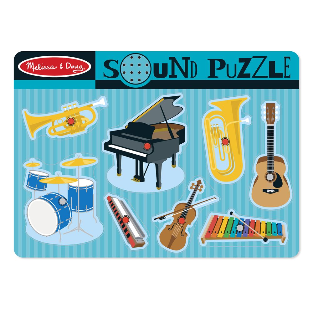 Melissa & Doug - Puzzle Sonore - Instruments Musicaux - 10732 - Animaux