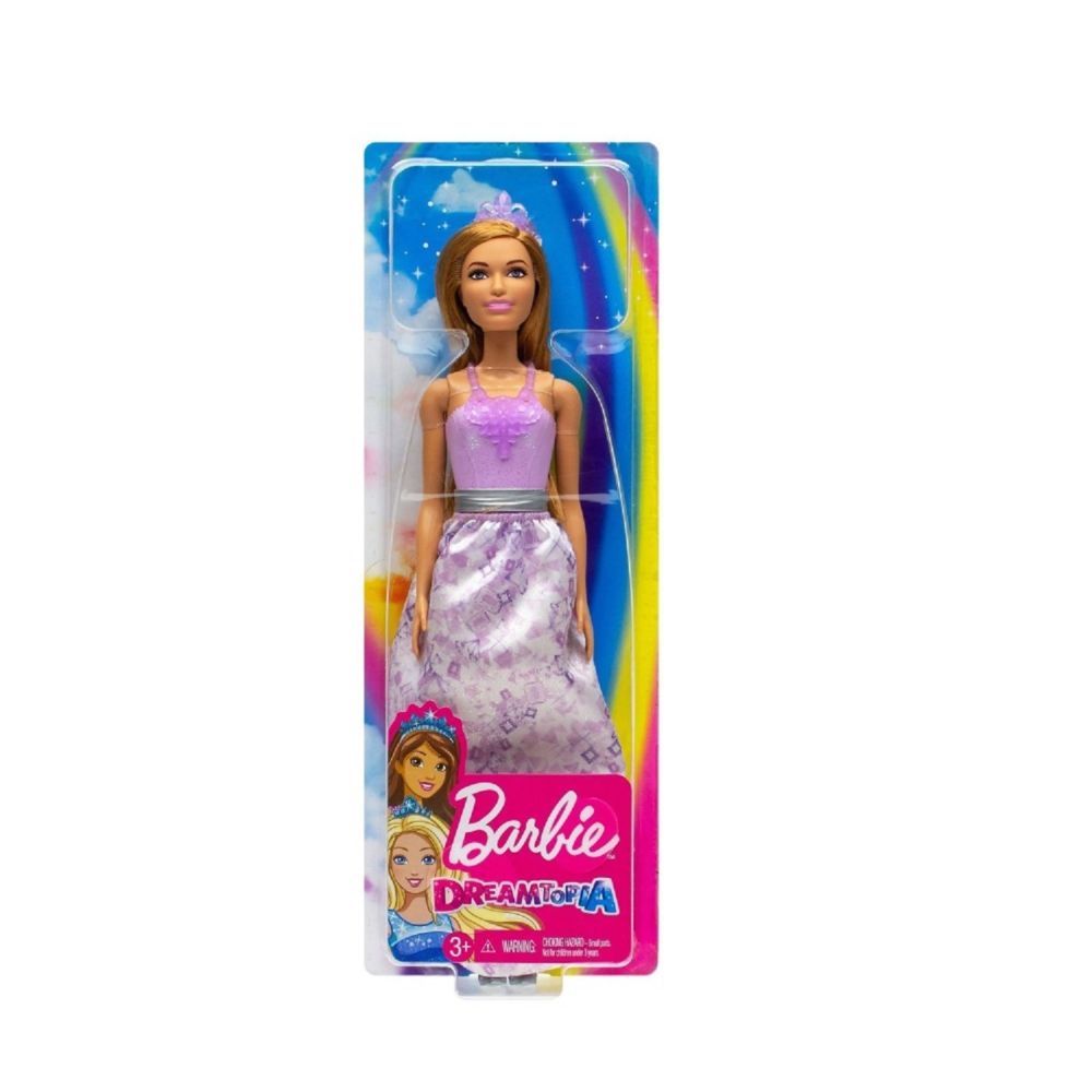 Barbie - Poupée princesse Dreamtopia chatain - Poupées mannequins
