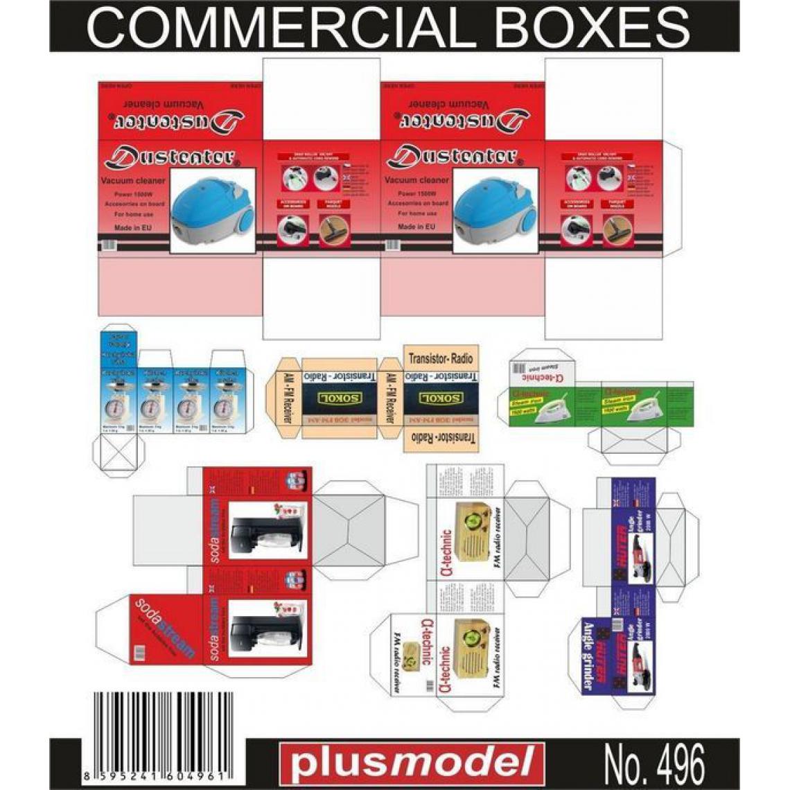 Plus Model - Commercial boxes - 1:35e - Plus model - Accessoires et pièces