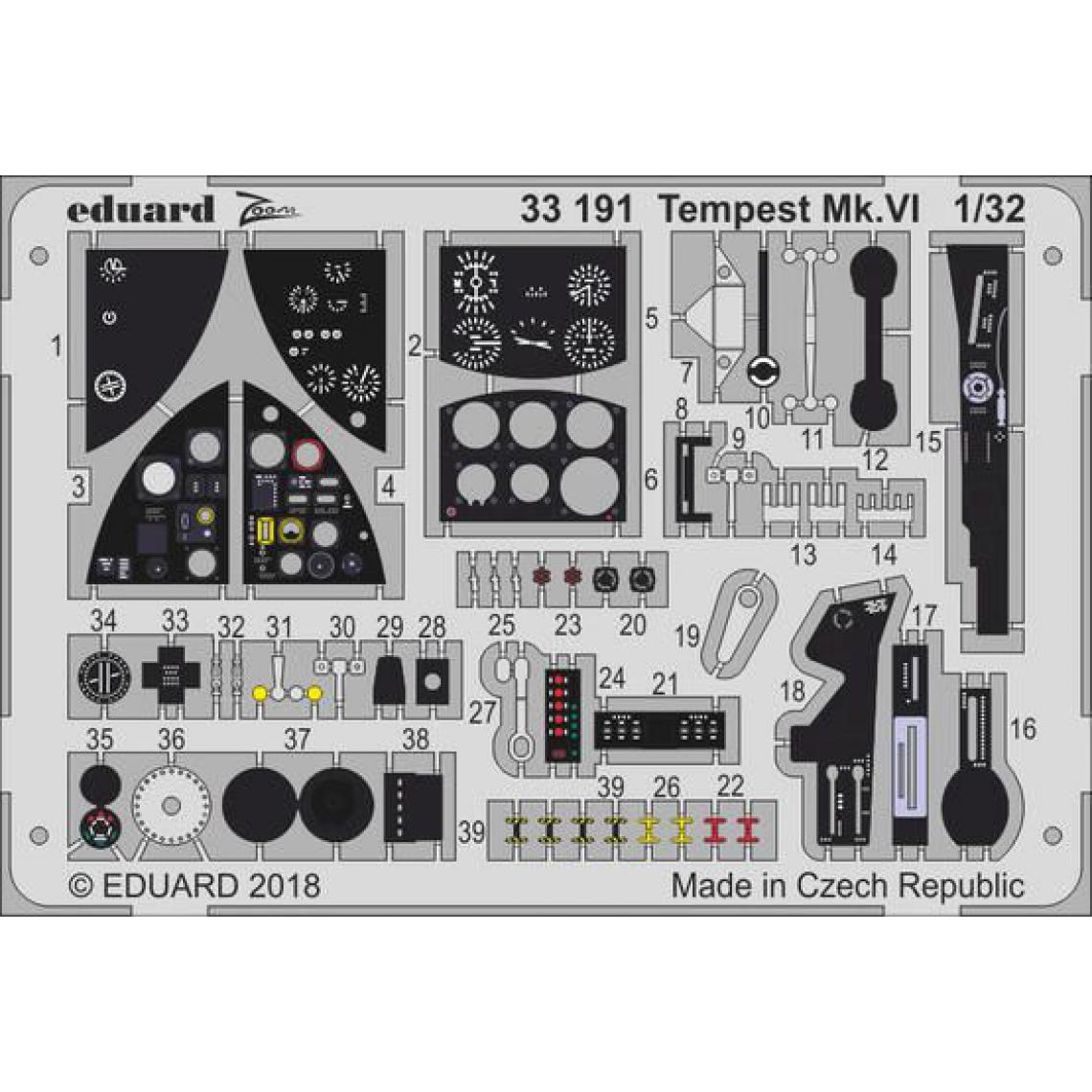 Eduard - Tempest Mk.VI for Special Hobby - 1:32e - Eduard Accessories - Accessoires et pièces