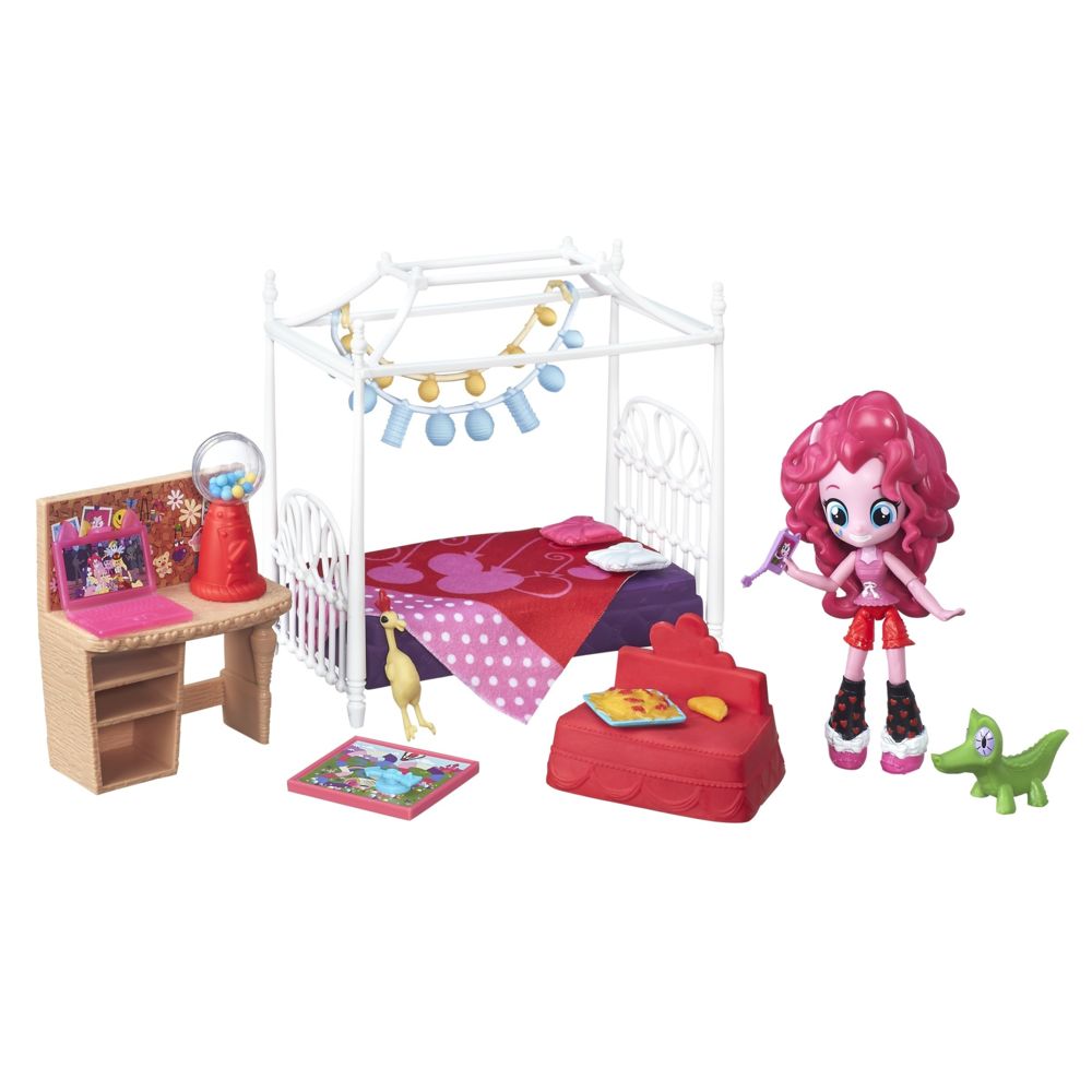 My Little Pony - MINIS - Figurine Pinkie Pie et sa chambre - B8824EU40 - Mini-poupées