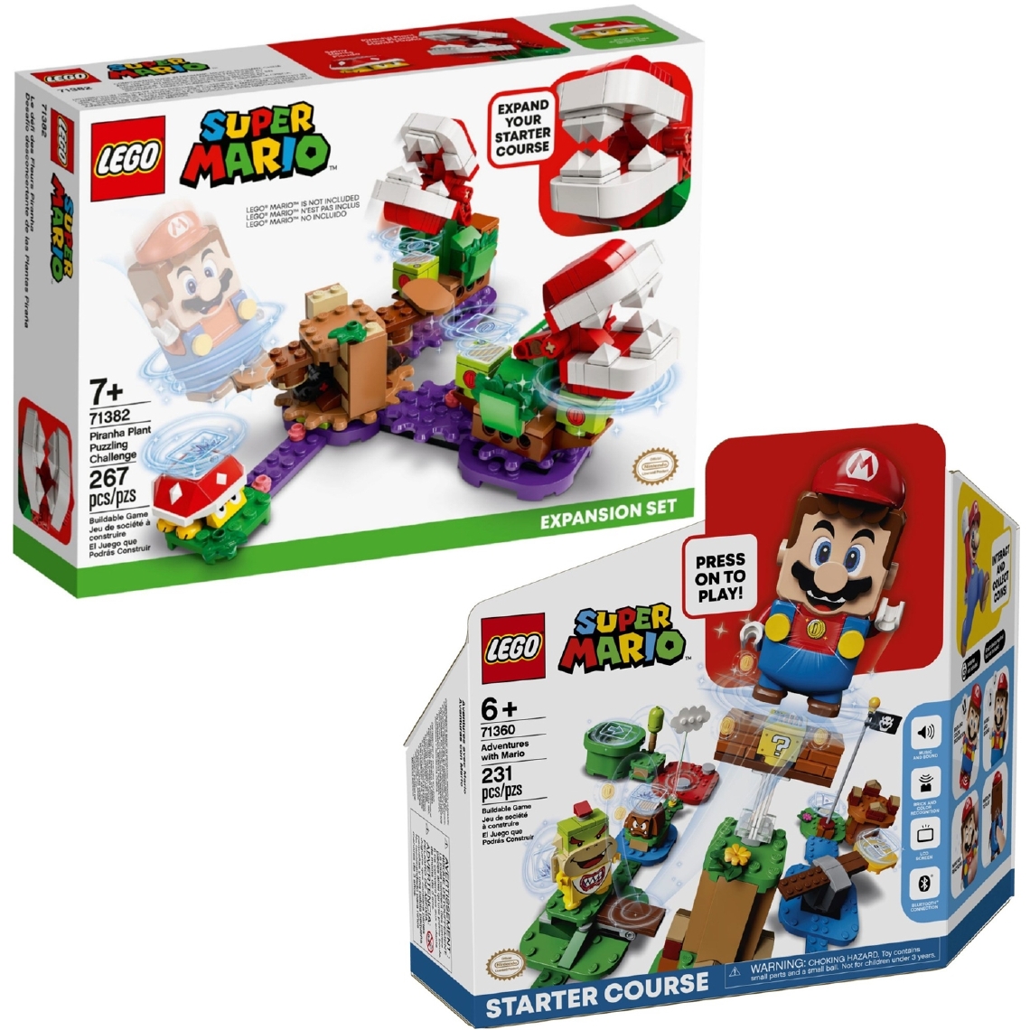 Lego - LEGO 71360 71382 - LEGO – Super Mario – 71360+71382 - Briques Lego