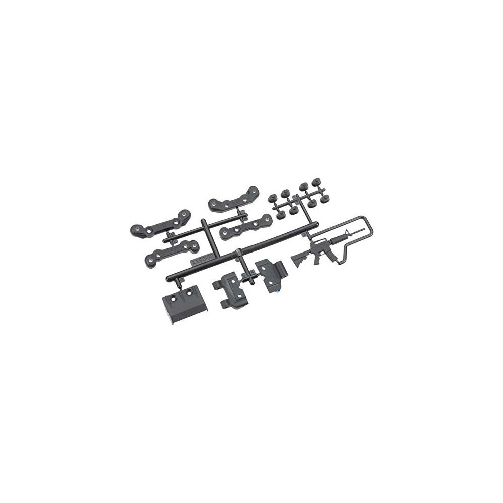 Axial - Axial AX80100 Chassis Guard/Toe Block Insert Set Front/Rear EXO - Accessoires et pièces