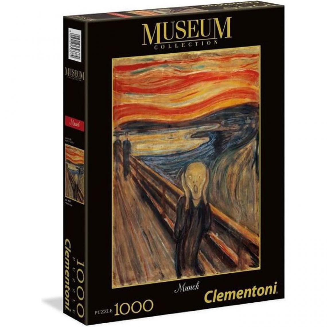 Clementoni - PUZZLE Collection Museum 1000 pieces - Munch Le Cri - Animaux