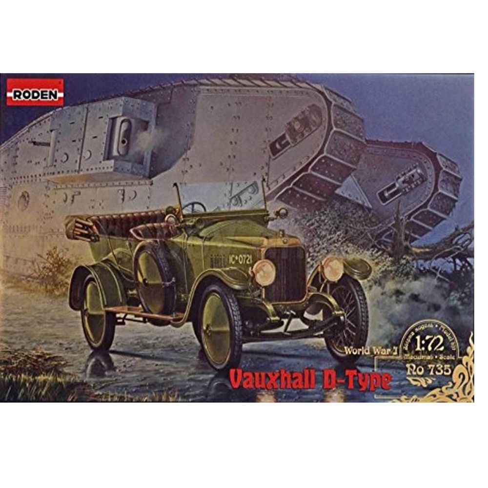 Roden - Maquette Véhicule Militaire : Vauxhall D-TYPE - 1917 - Voitures