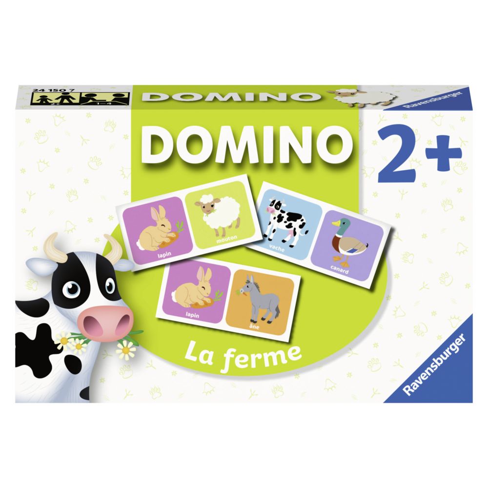 Ravensburger - Domino la ferme - Jeux de cartes