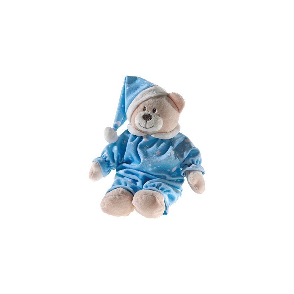 Heunec - Heunec Teddy Bear in Pyjamas Beige / Blue - 136571 - Ours en peluche