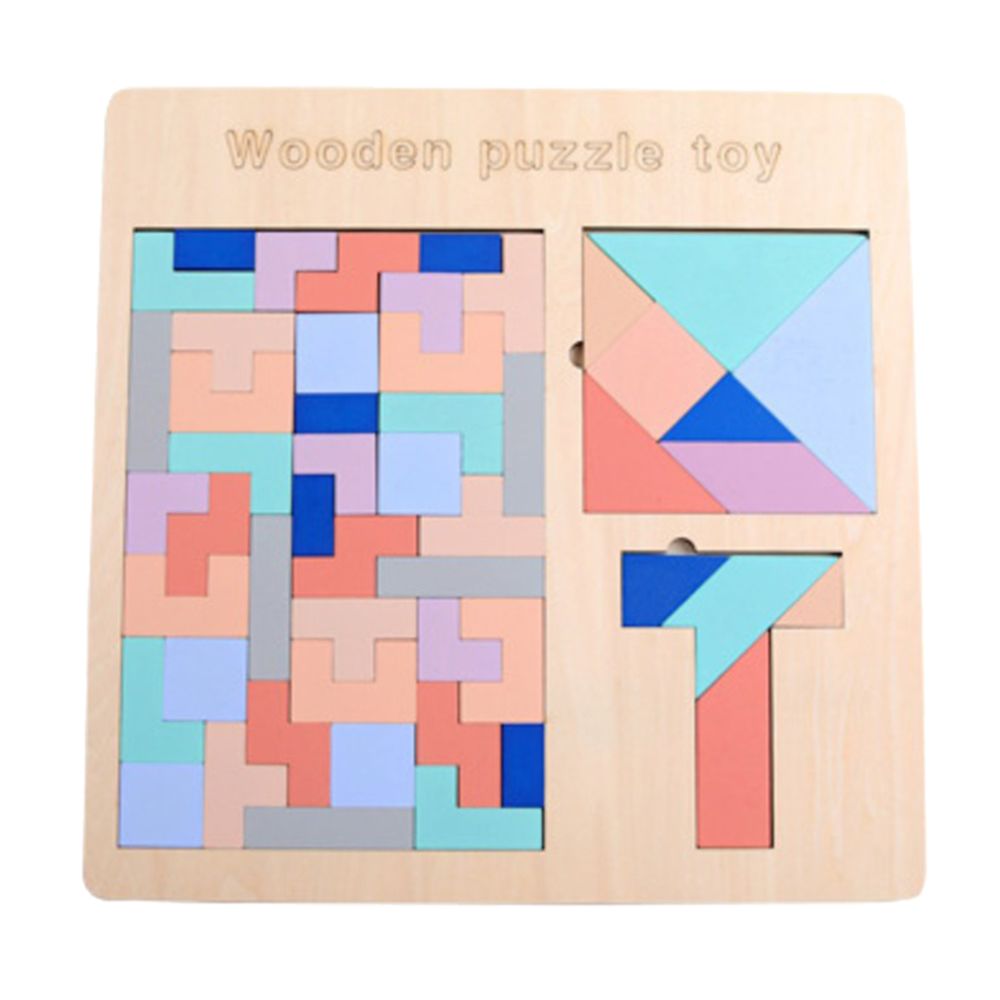 marque generique - Puzzle Tangram en Bois Jouet Éducatif - Puzzles Enfants