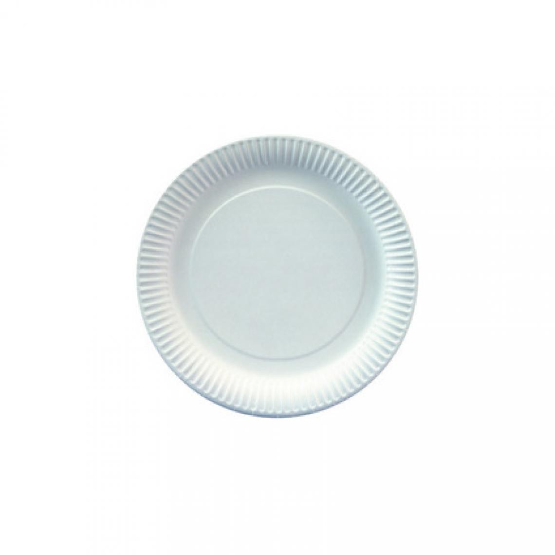 Starpak - STARPAK Assiette en carton, rond, diamètre: 230 mm, blanc () - Cuisine et ménage