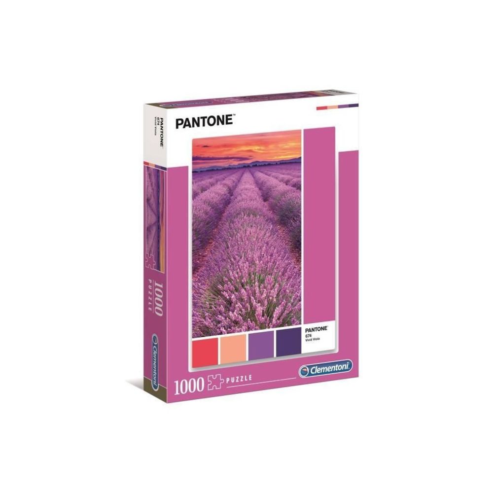 marque generique - PUZZLE Pantone 1000 pieces - Vivid Viola - Animaux