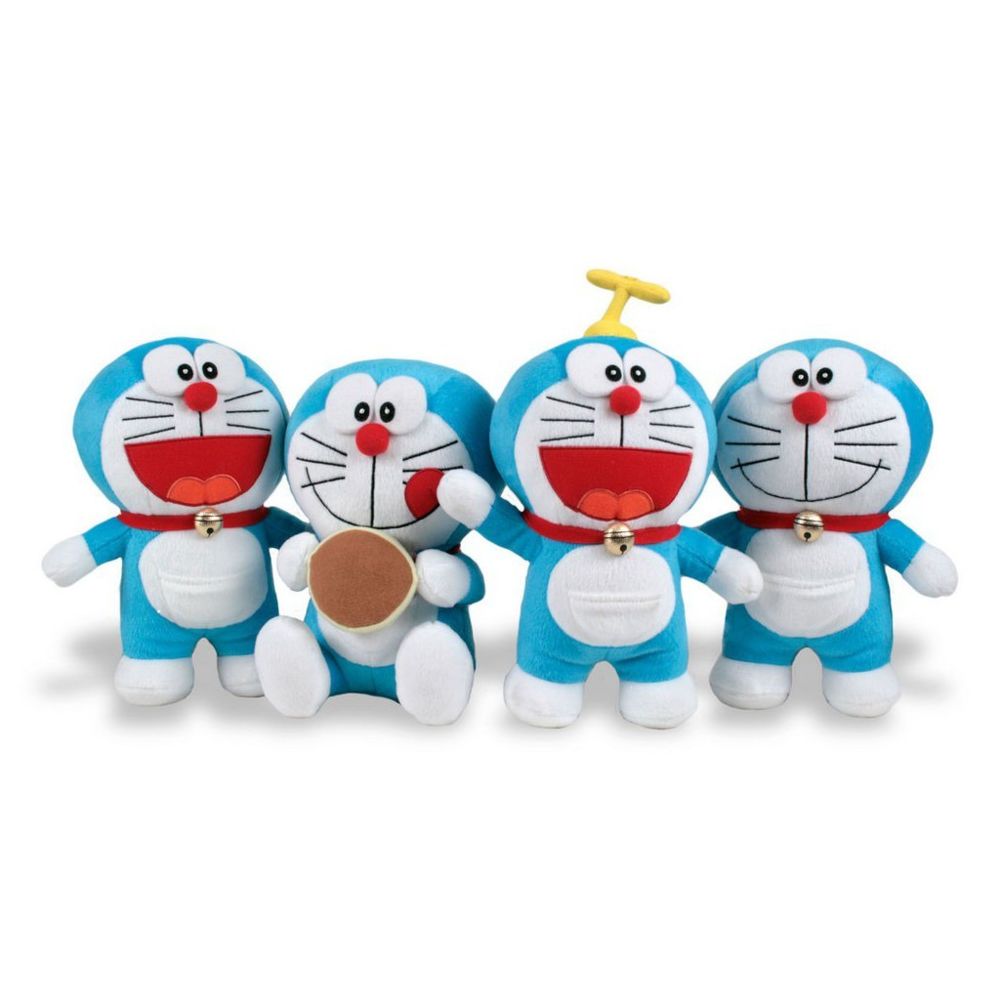marque generique - PLAY BY PLAY - Doraemon Peluche de 30 cm qualité 1 Velboa (Assortimentâ¯: modèles et couleurs aléatoires) - Heroïc Fantasy
