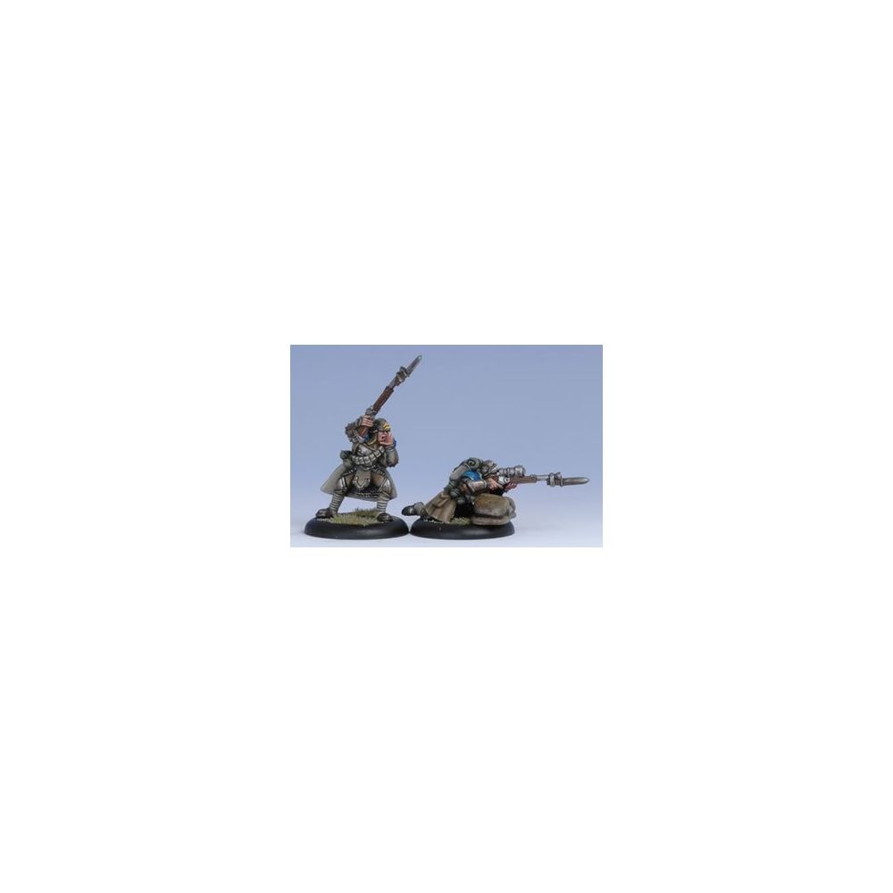 Privateer Press - Privateer Press Warmachine Cygnar Trencher Unit Attachment Model Kit - Figurines militaires