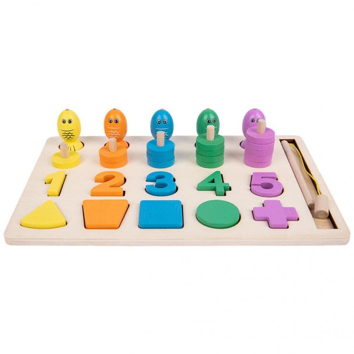 marque generique - jouets montessori planche de forme de nombre de 1 an - Maisons de poupées