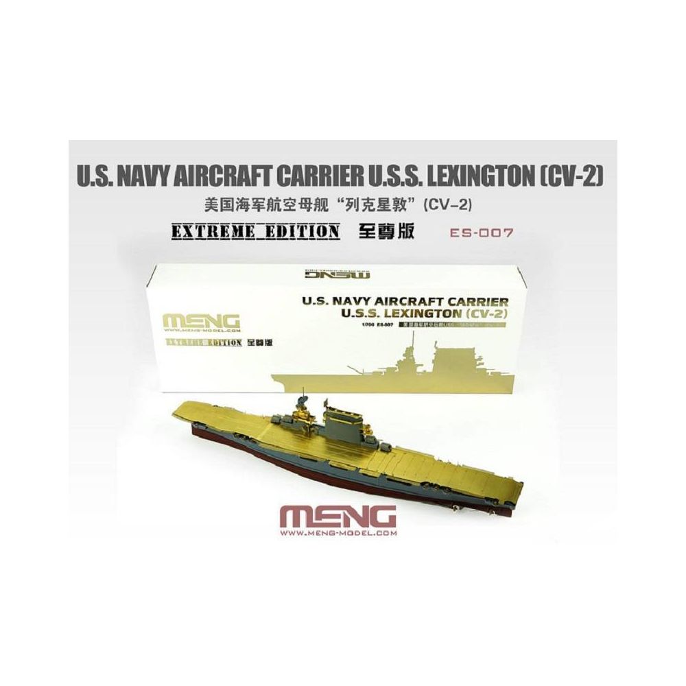 Meng - Maquette Bateau Us Navy Air Aircraft Carrier U.s.s. Lexington [cv-2] Extreme Edition - Bateaux