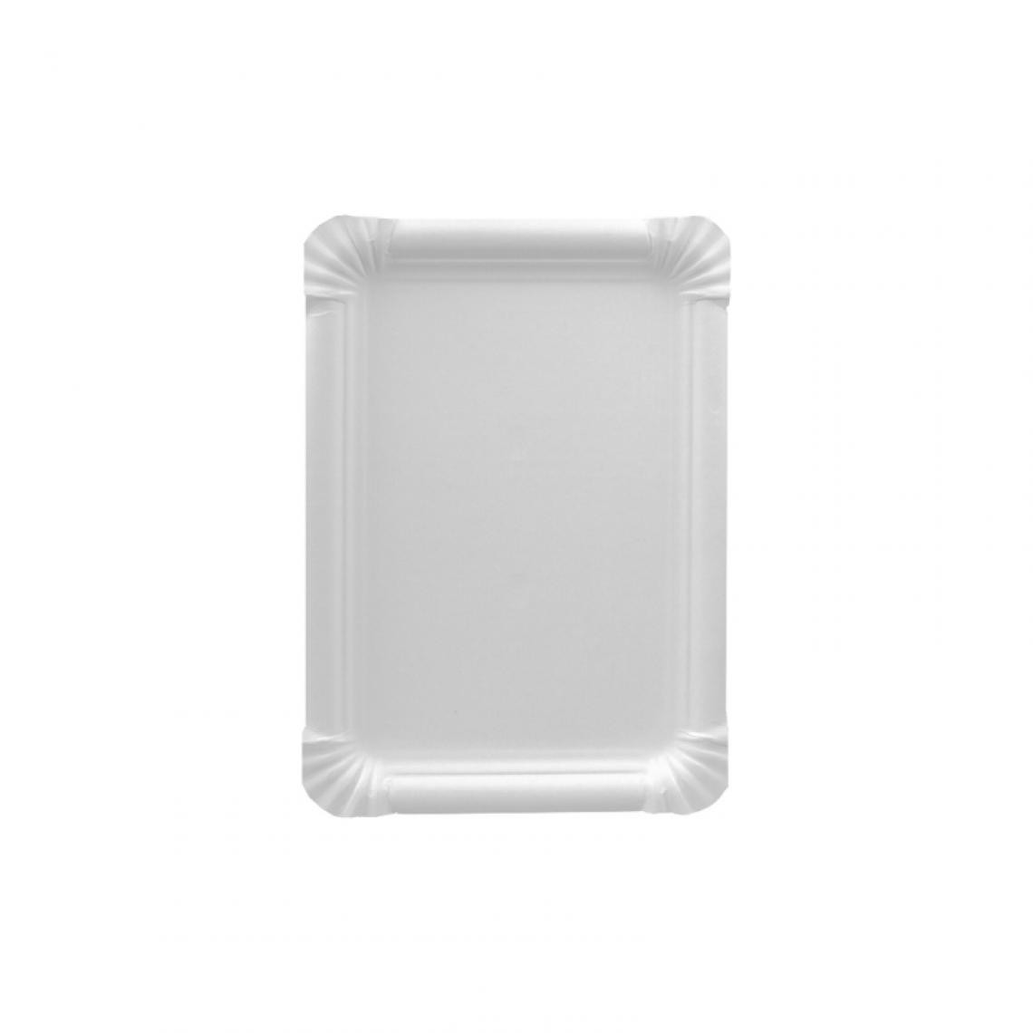 PAPSTAR - PAPSTAR Assiette en carton 'pure' rectangulaire, blanc () - Cuisine et ménage