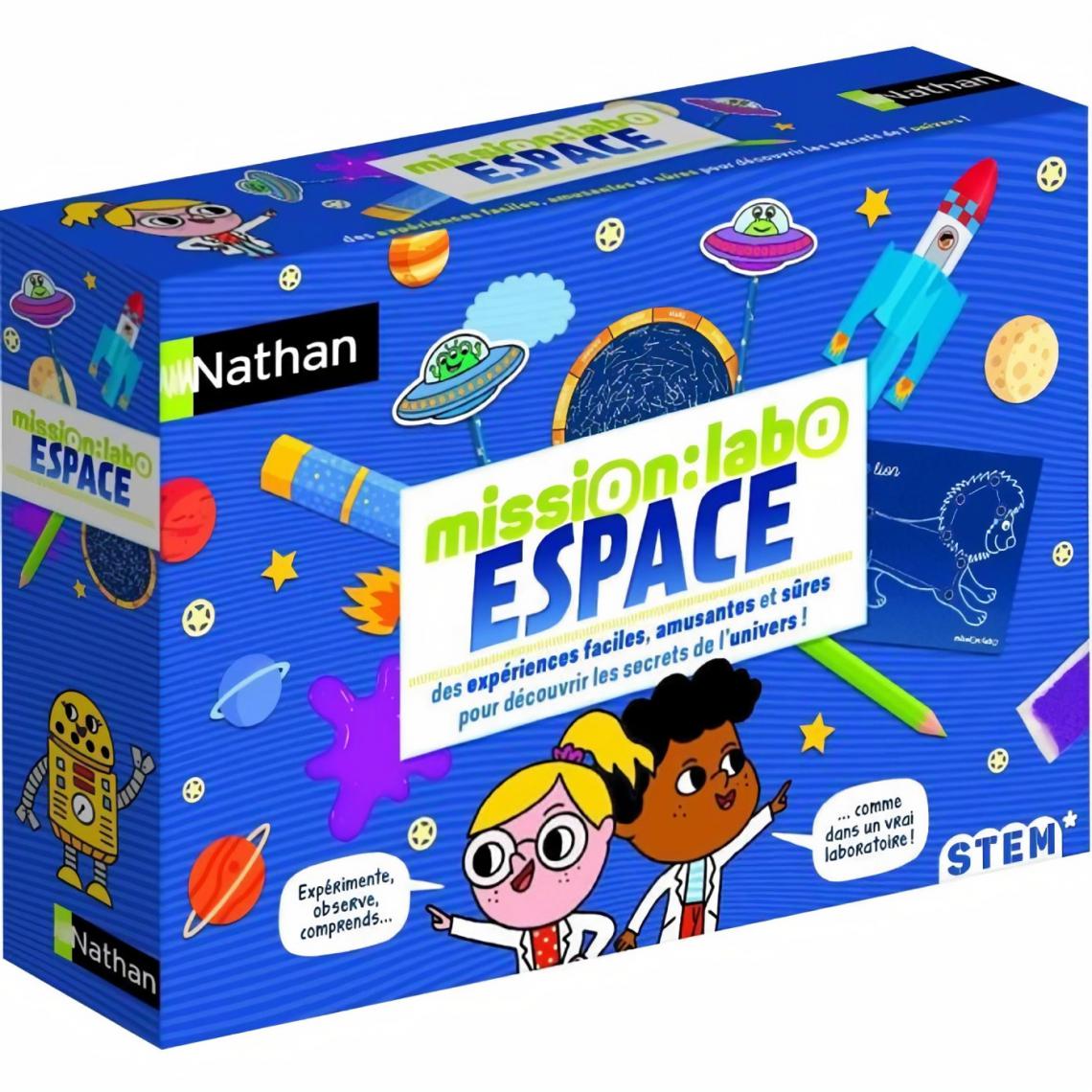 Nathan - Nathan Mission Labo Espace coffret - Les grands classiques