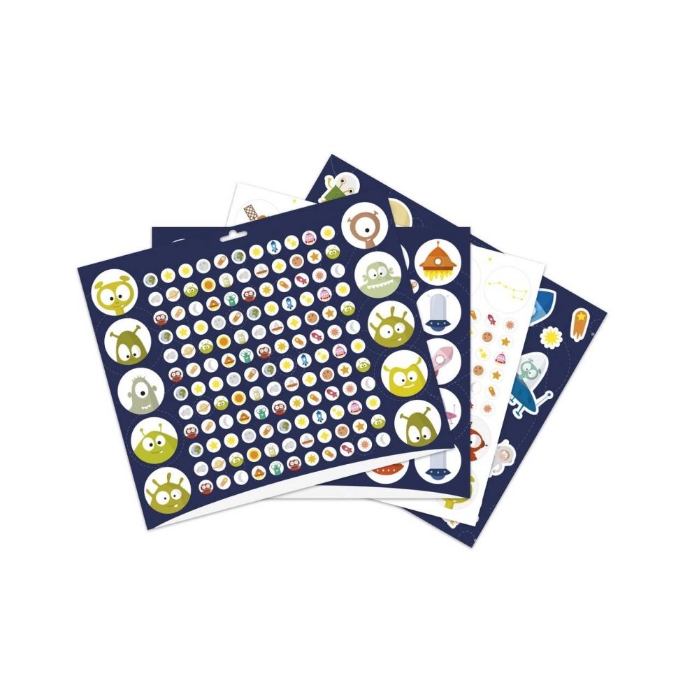 Maildor - Maxi livre de stickers - Espace - 778 stickers - 29 x 34 cm - Jeux éducatifs
