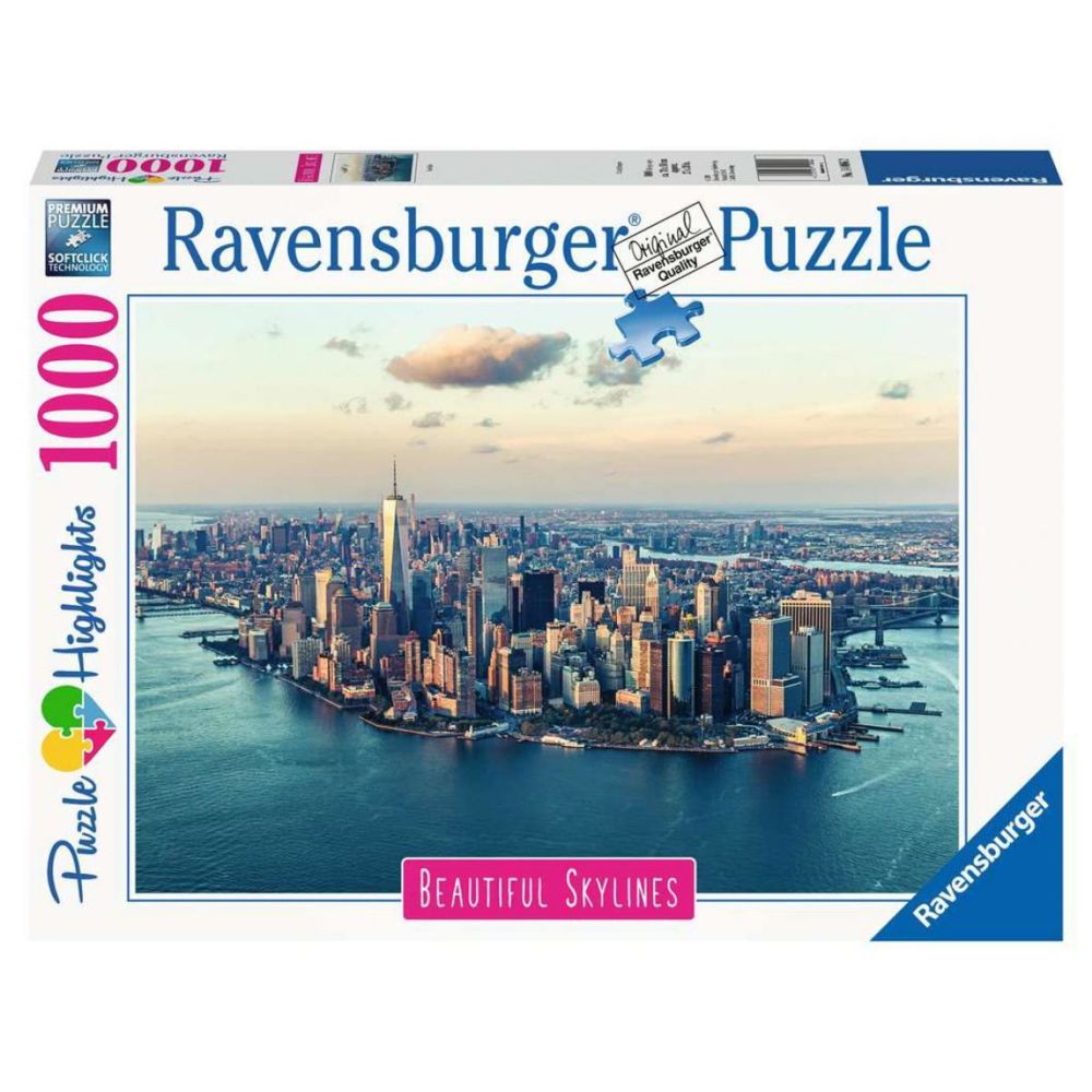 Ravensburger - Ravensburger - Puzzle 1000 pièces - New York (Puzzle Highlights) - Animaux