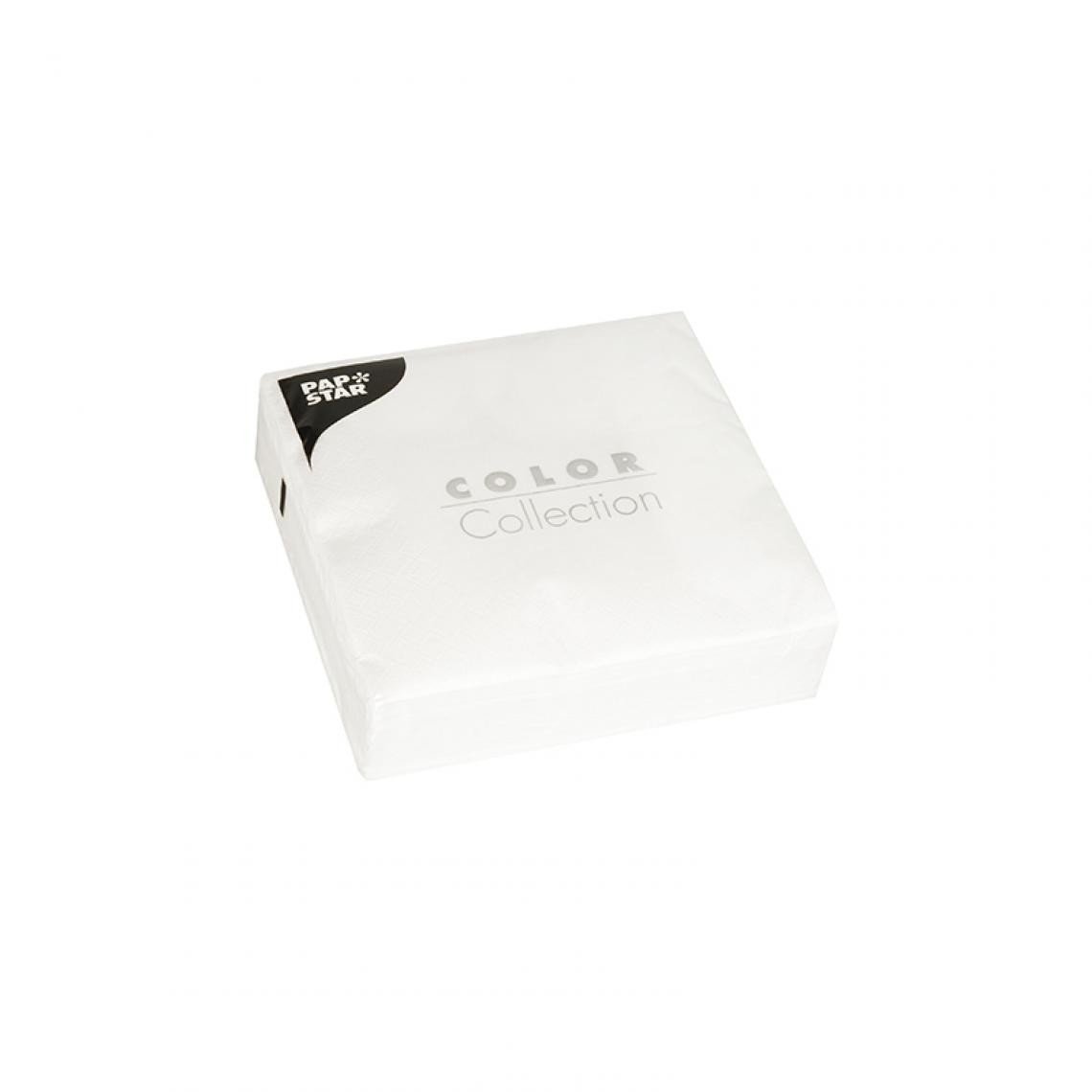 PAPSTAR - PAPSTAR Serviettes, 330 x 330 mm, 3 couches, blanc () - Kits créatifs