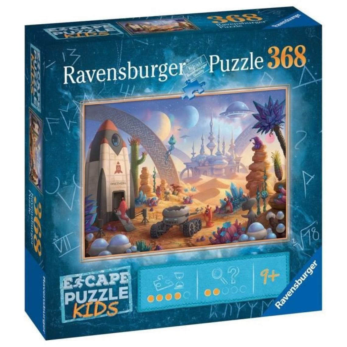 Ravensburger - Ravensburger - Escape puzzle 368 pieces Kids - La mission spatiale - Animaux