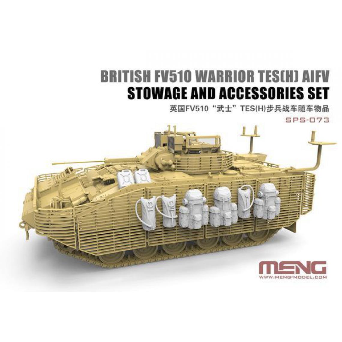 MENG-Model - British FV510 Warrior TES(H) AIFV Stowage And Accessories Set (RESIN) - 1:35e - MENG-Model - Accessoires et pièces