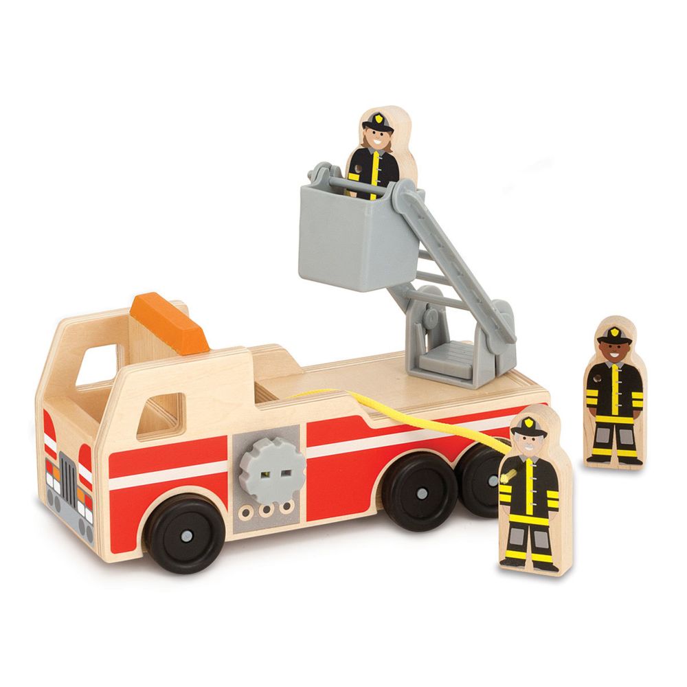 Melissa & Doug - Camion de Pompiers - Briques et blocs