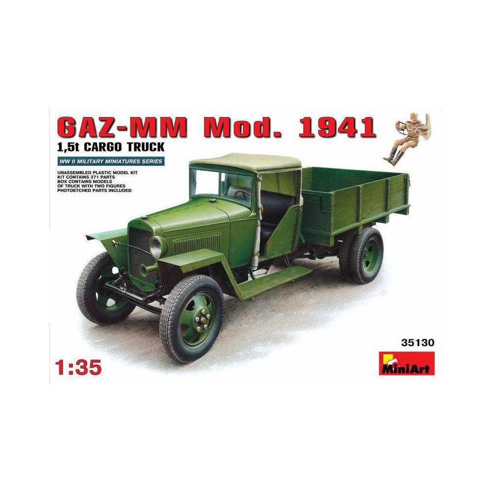 Mini Art - Maquette Camion Gaz-mm Mod.1941 1.5t Cargo Truck - Camions