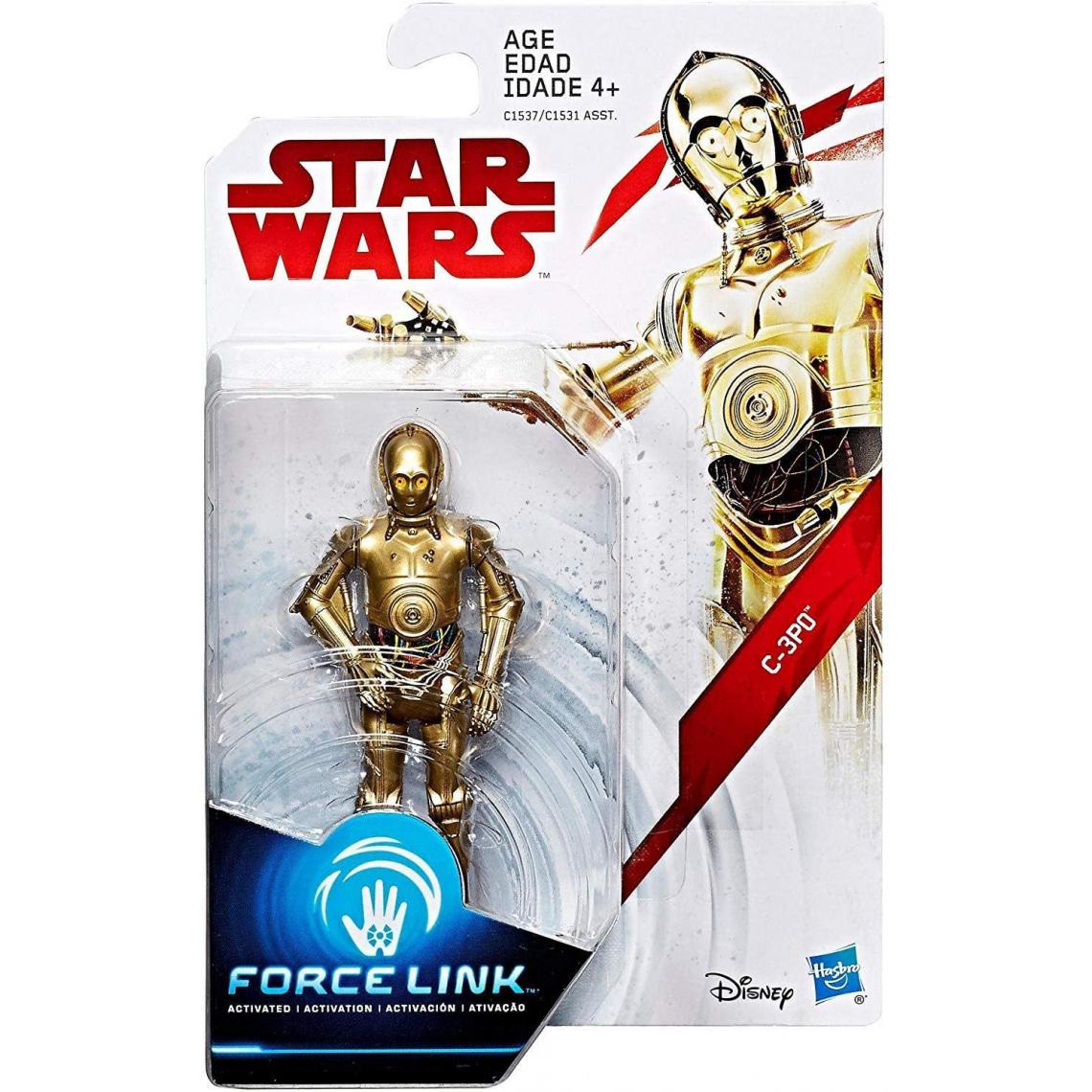 Hasbro - Figurine Les Derniers Jedi Force Link C-3PO de 9,5 cm - Films et séries