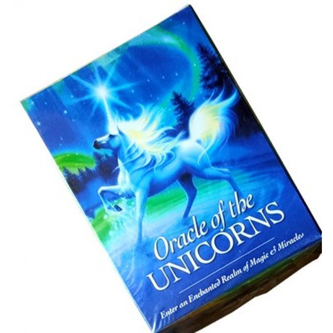 Universal - Les cartes, la fortune mystérieuse, le jeu de tarot, la divination, la licorne.(Bleu) - Jeux de cartes