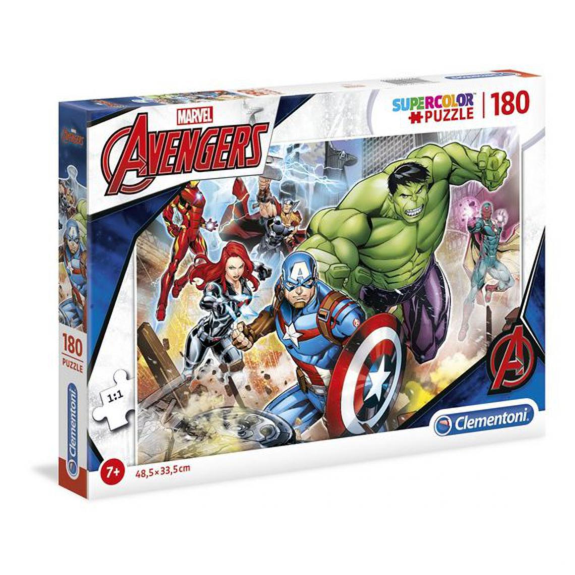 Ludendo - Puzzle - Supercolor 180 pièces - Avengers - Animaux