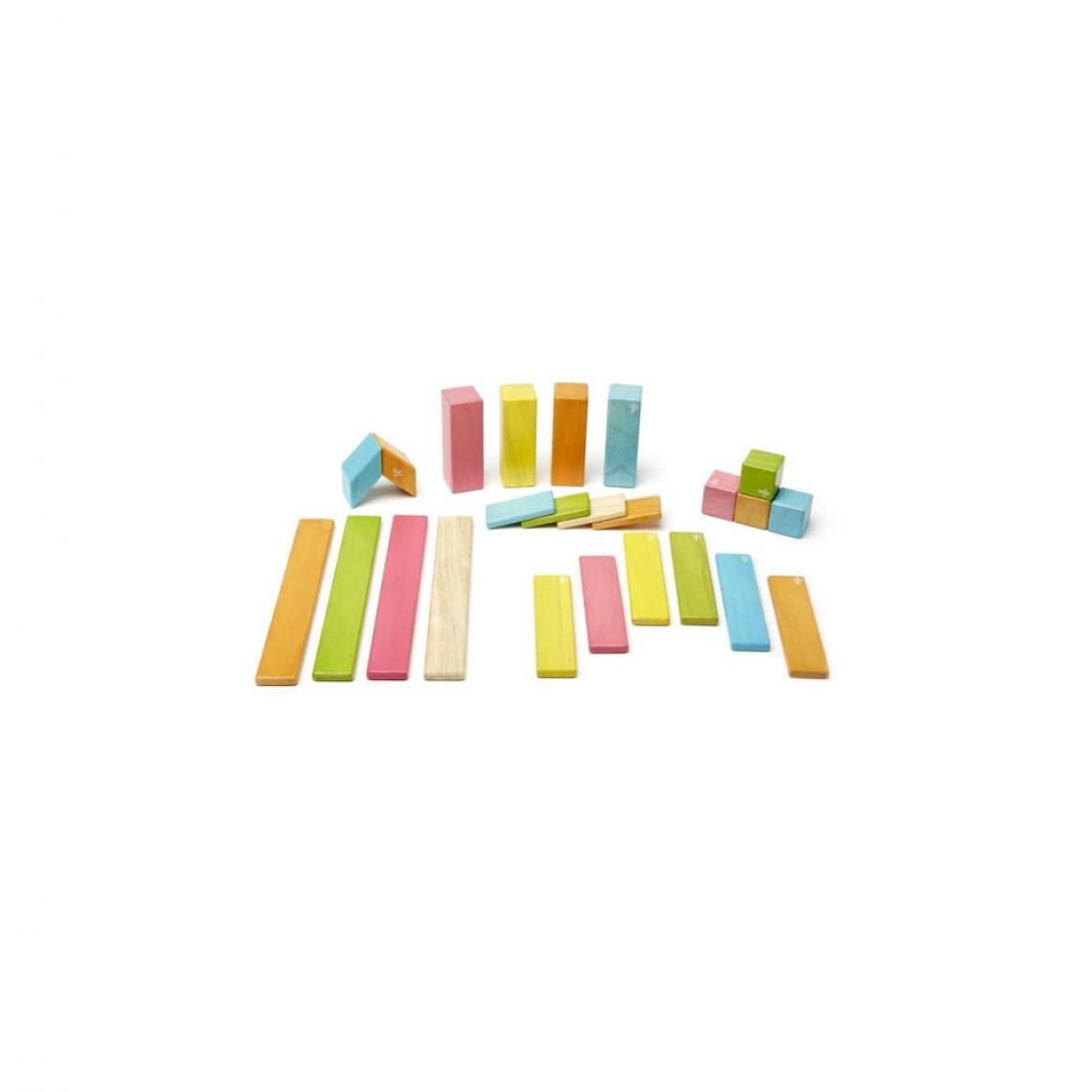 Ac-Deco - Tegu Classic Pocket 24 Pièces - Pastel - Jeu enfants - Jeux d'adresse