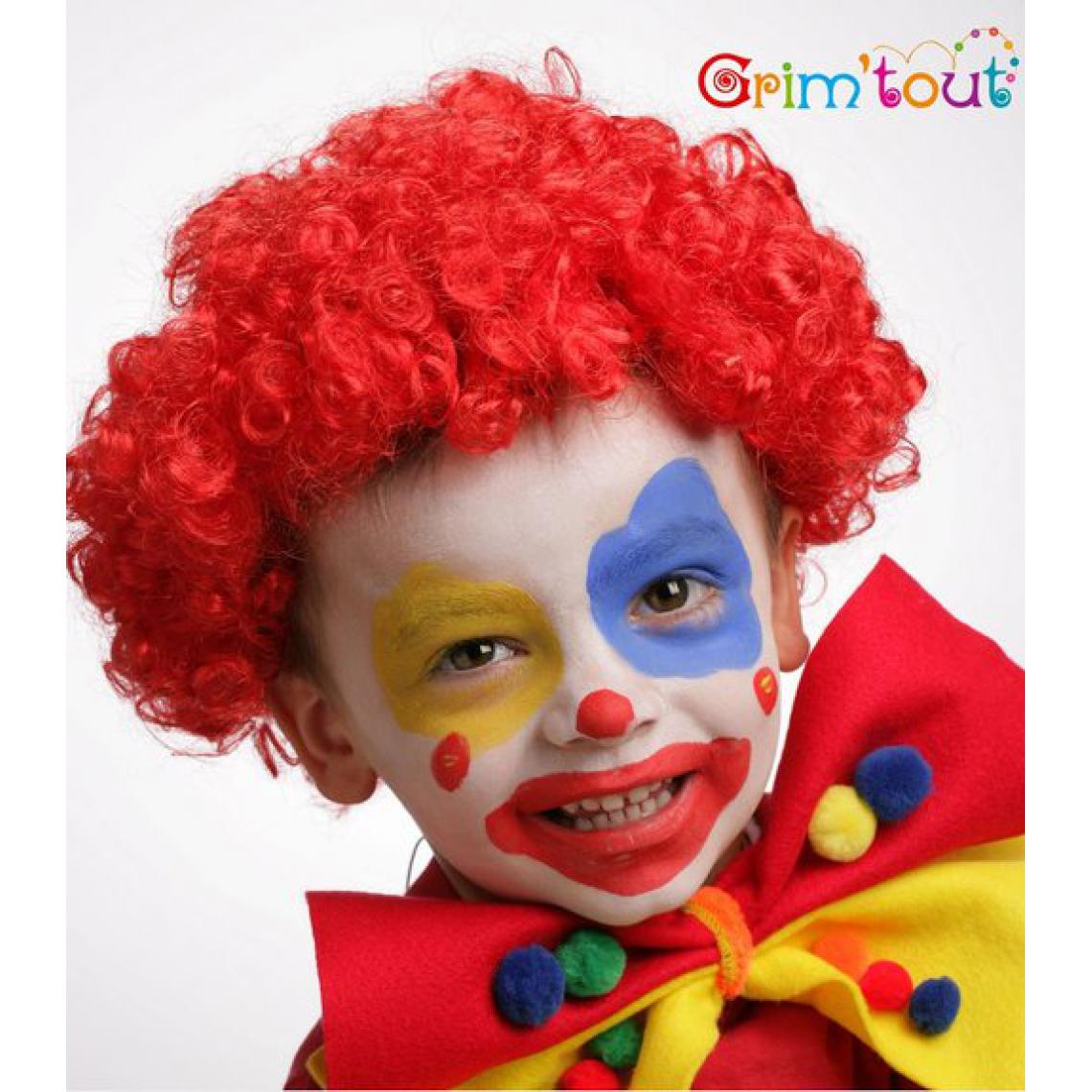 Ludendo - Set de maquillage grimtout 4 couleurs clown - Maquillage et coiffure