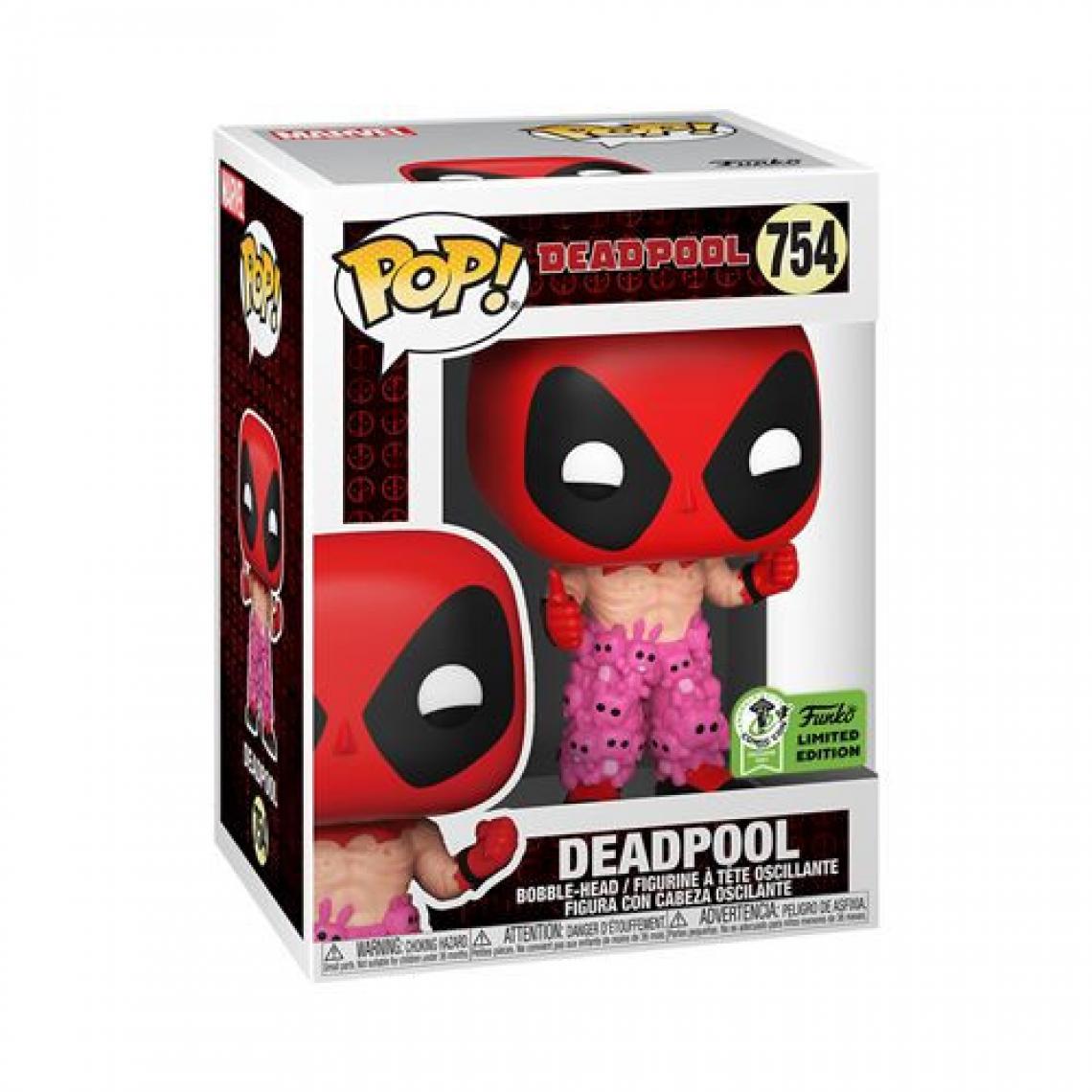 Funko - Figurine Funko Pop Marvel Deadpool with Teddy Panties Exclusivité Fnac - Animaux