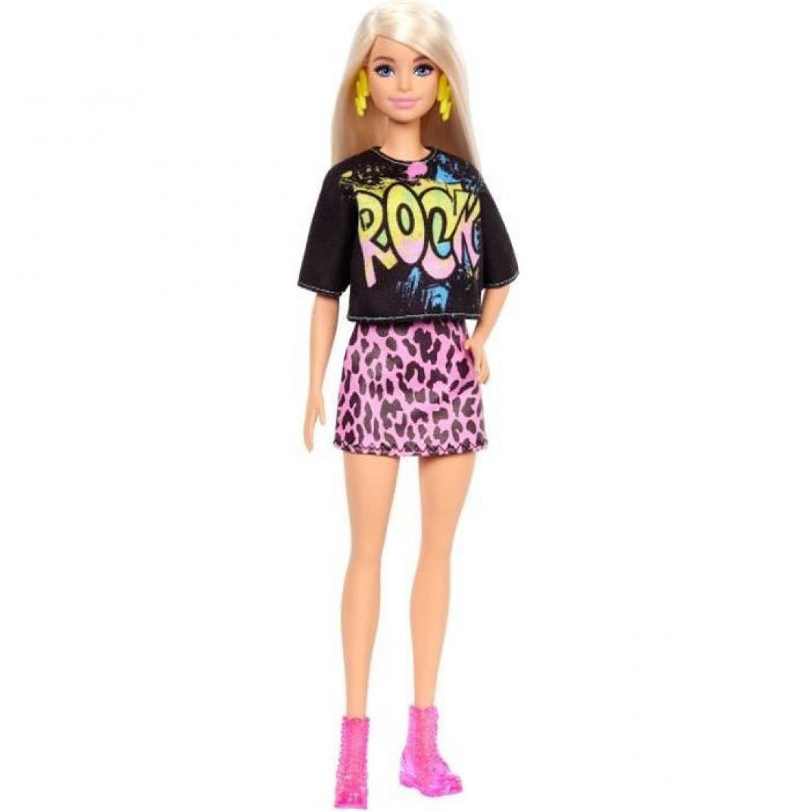 Barbie - BARBIE Fashionistas T-Shirt Rock et Jupe - Poupées