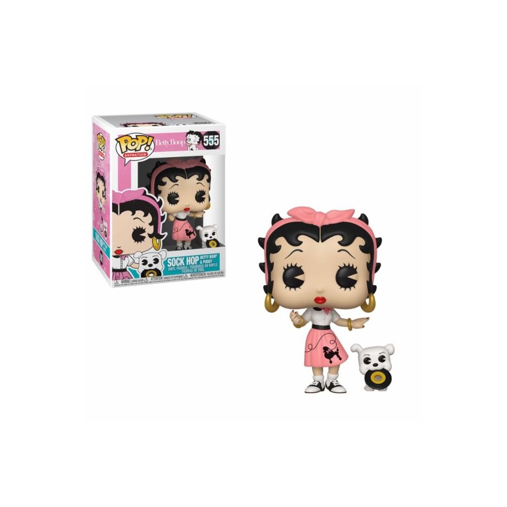 Funko - Betty Boop - Figurine POP! Betty Boop Sock Hop 9 cm - Mangas