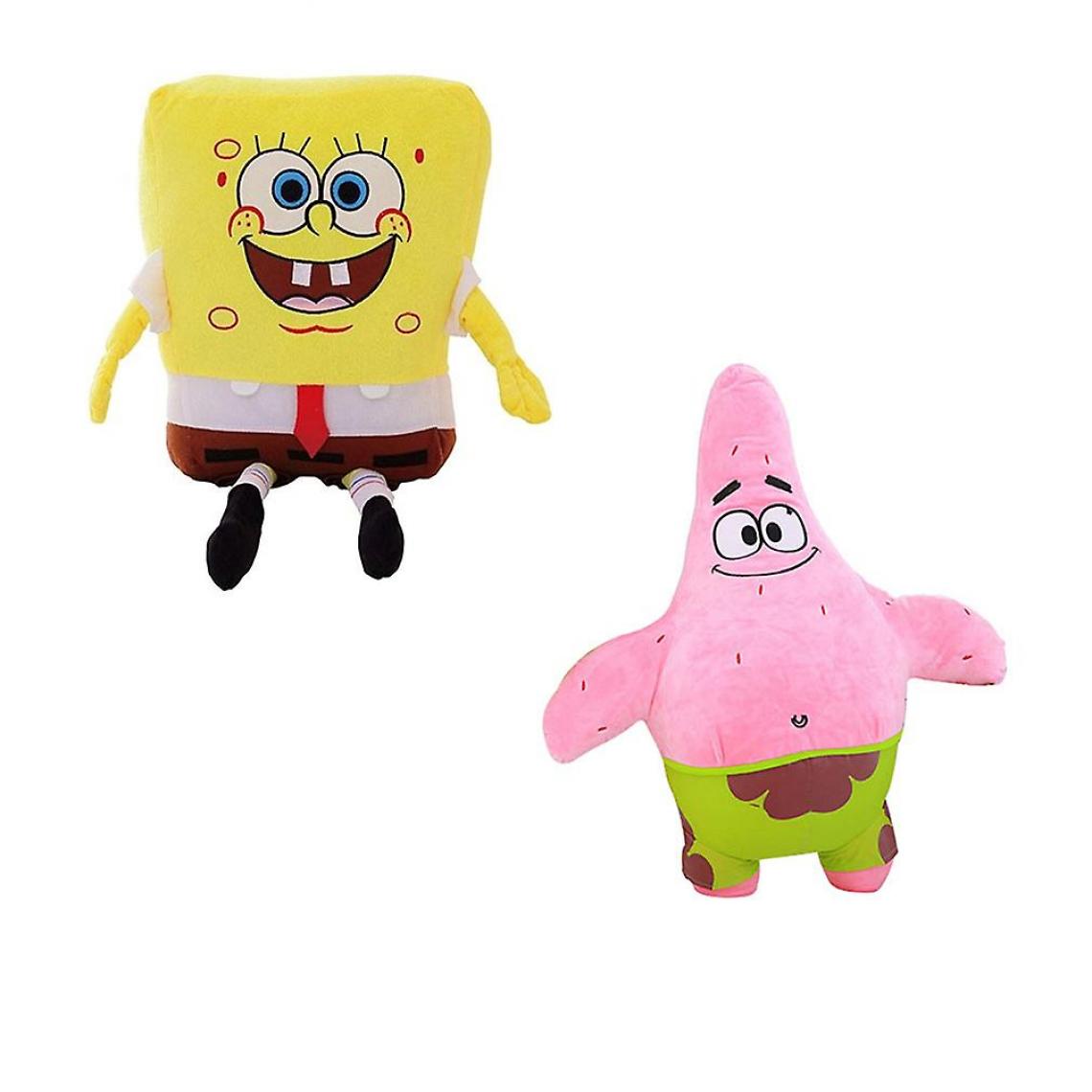 Universal - 2pcs/lot 20cm Spongebob Patrick Star Stuffed Plush Doll Toy() - Animaux