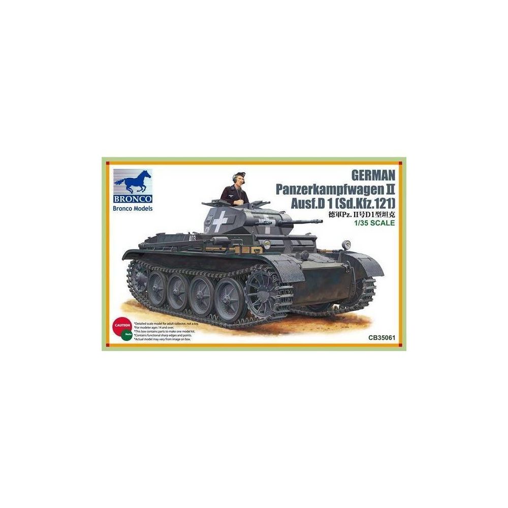 Bronco Models - Maquette Char Panzerkampfwagen Ii Ausf D 1(sd Kfz 121) - Chars