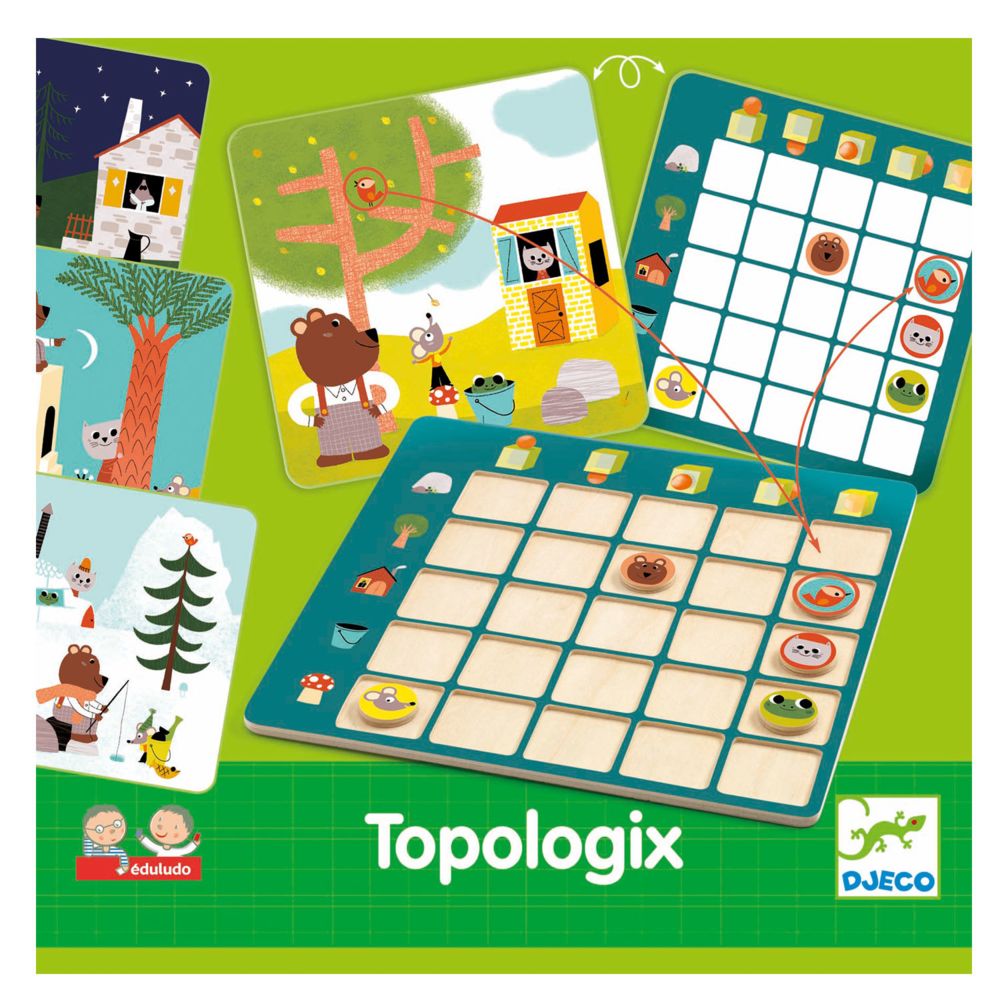 Djeco - Jeu éducatif Djeco : Topologix - Jeux éducatifs