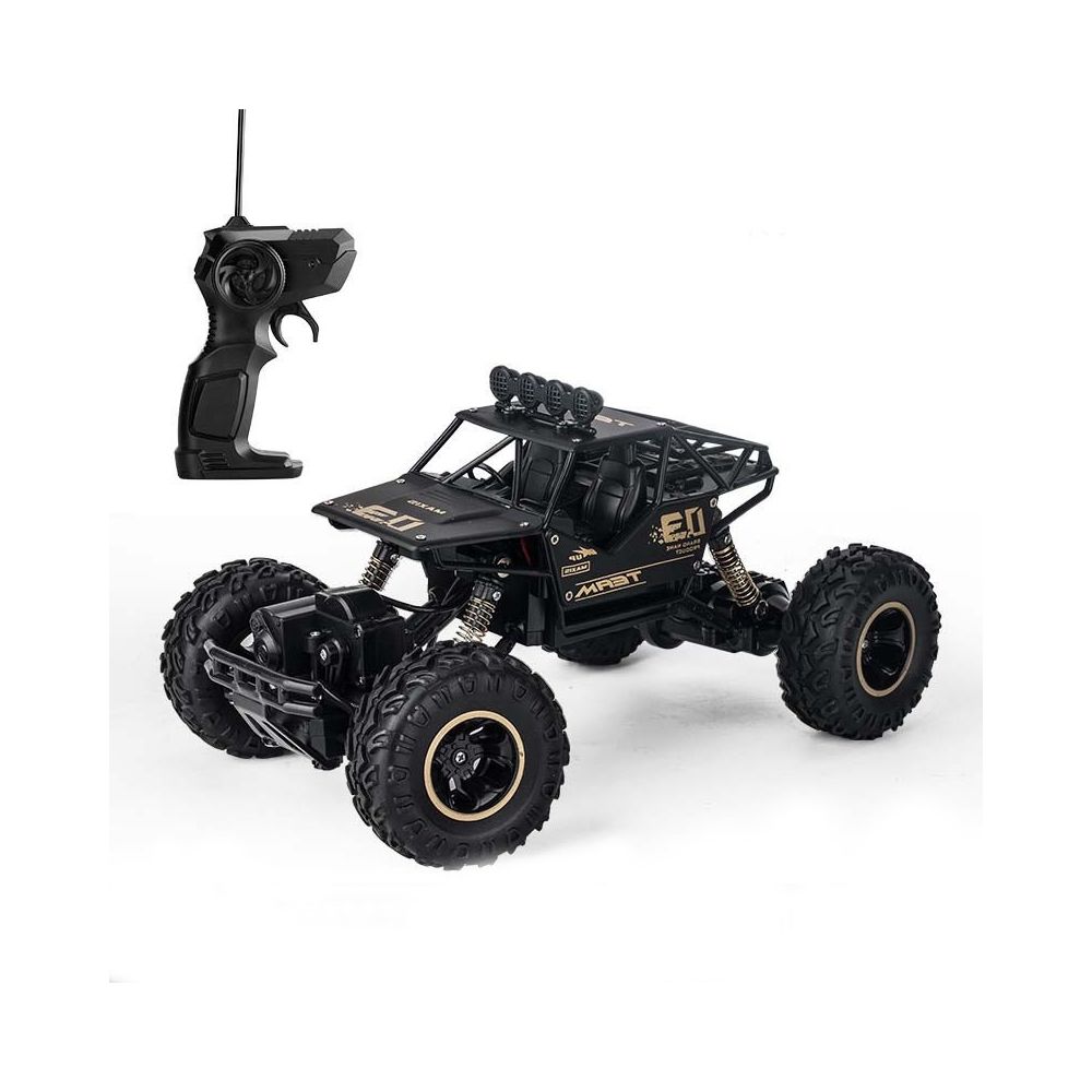 Wewoo - Voiture radiocommandée HD6141 116 Jouet tout-terrain télécommandé Bigfoot à quatre roues pour enfants noir - Voitures RC
