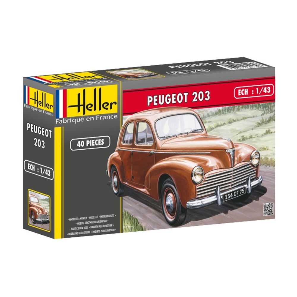 Heller - Maquette voiture : Peugeot 203 - Voitures