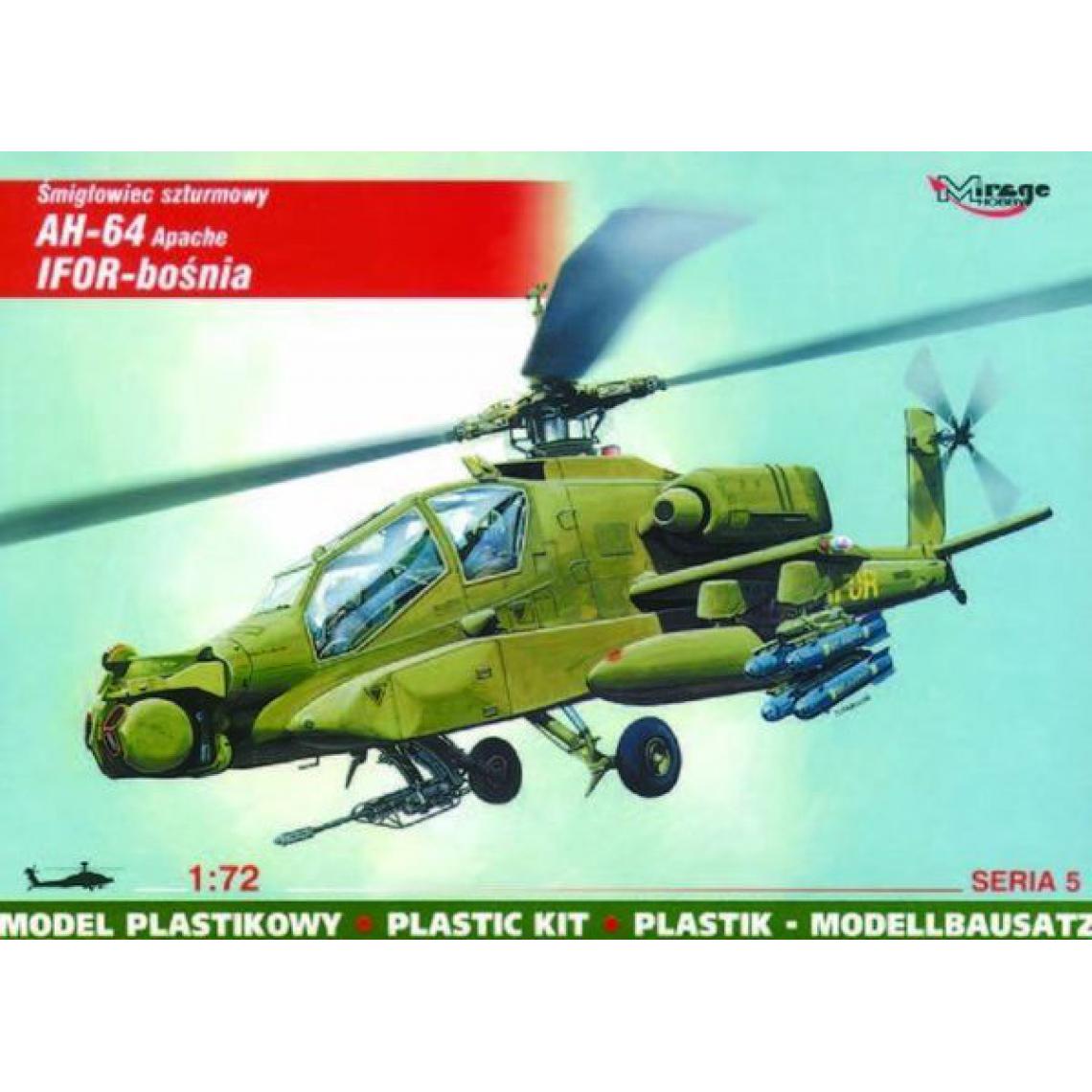 Mirage Hobby - McDonnell Douglas AH-64 Apache IFOR Bosnien- 1:72e - Mirage Hobby - Accessoires et pièces