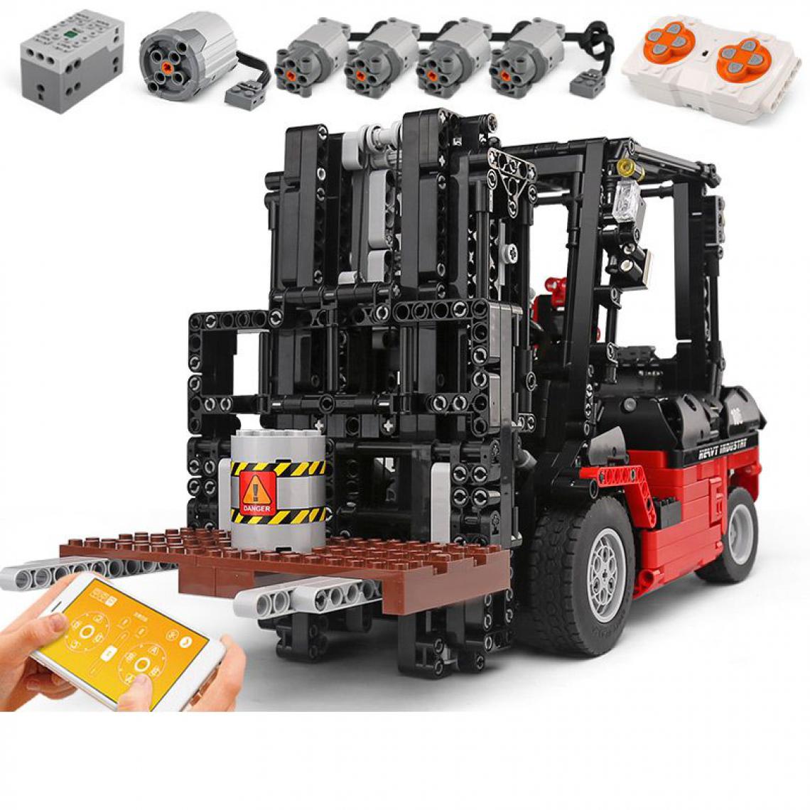 Generic - Jouet de construction Mould king camion télécommandée avec moteur 42  * 15  *  21  cm - Rouge   - Briques et blocs