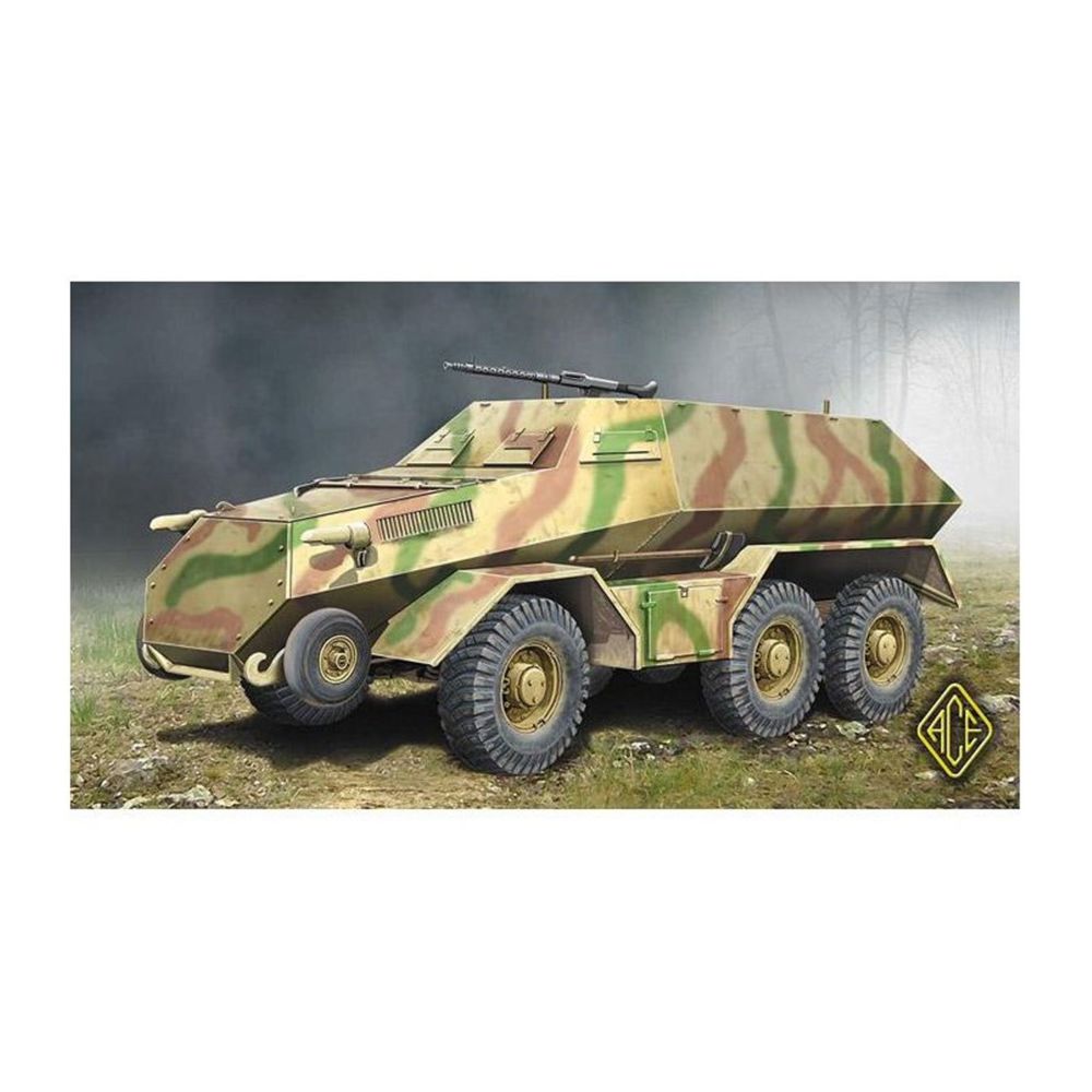 Ace - Maquette véhicule militaire : Leichter Radschlepper W-15 T - Voitures