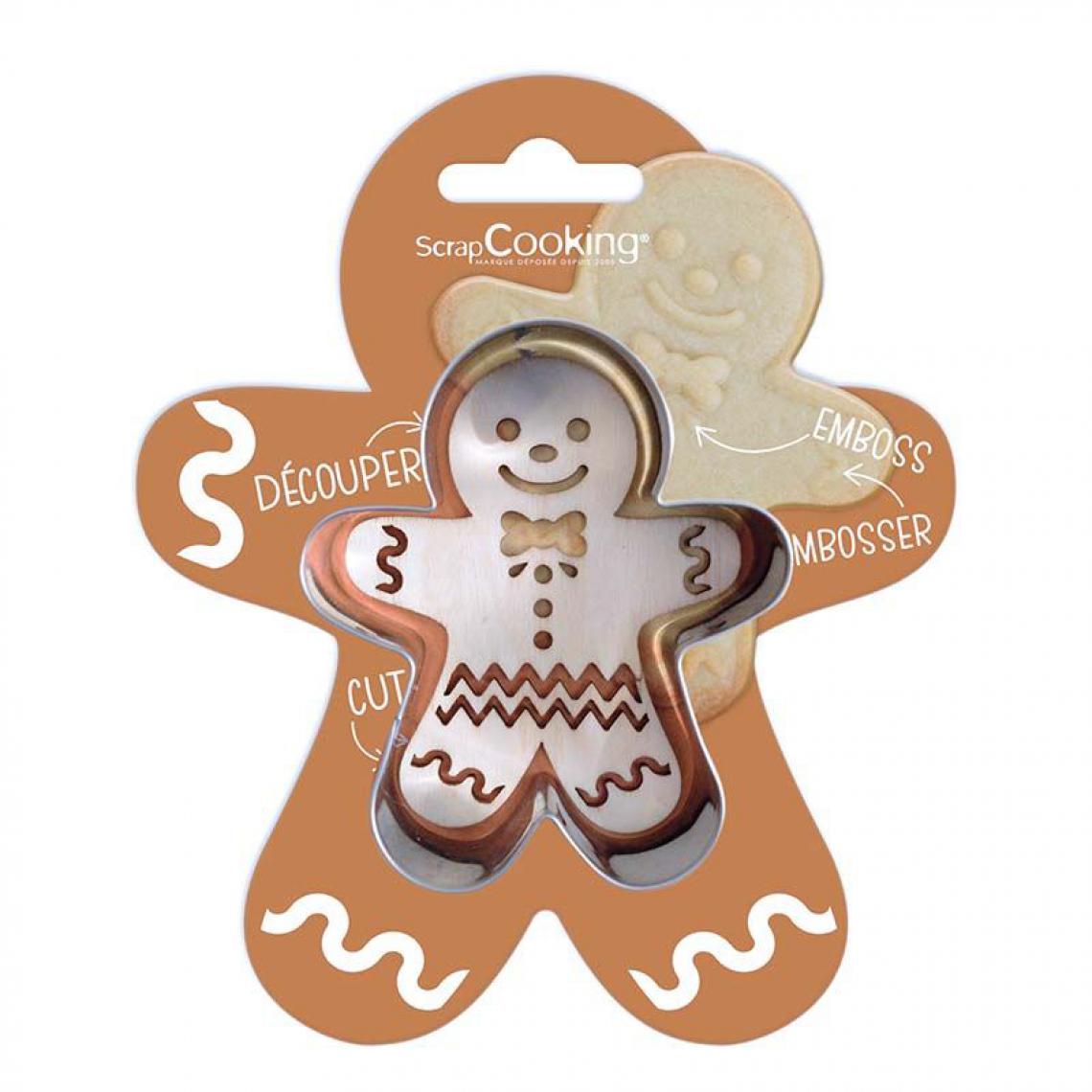 Scrapcooking - Kit pour biscuit Bonhomme en pain d'épices - Kits créatifs