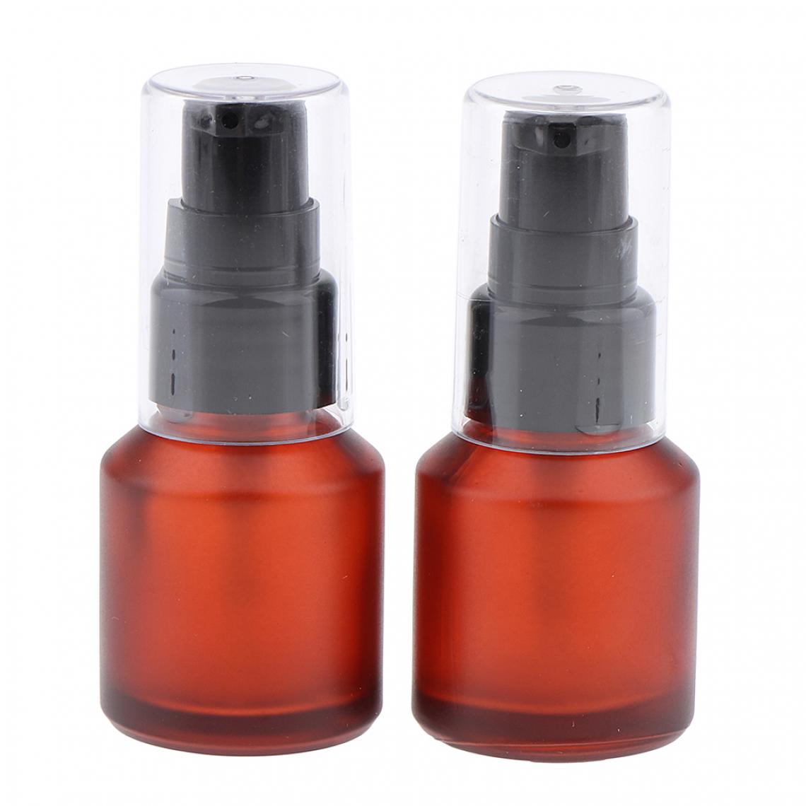 marque generique - 2pcs vide spray pompe bouteille émulsion rechargeable lotions bouteille verre 100ml - Maquillage et coiffure