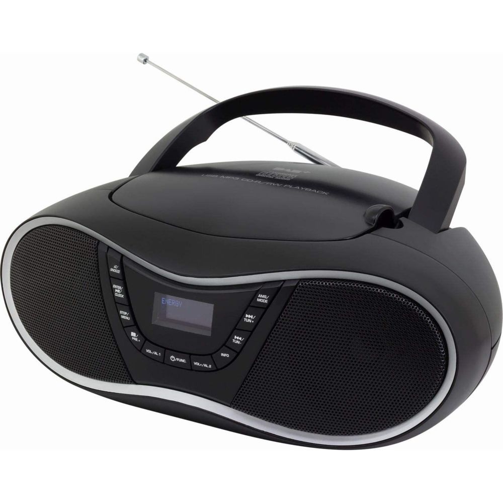 Soundmaster - mini chaine stéréo radio DAB +/FM CD, CD-R, CD-RW, CD MP3 USB noir - Radio, lecteur CD/MP3 enfant