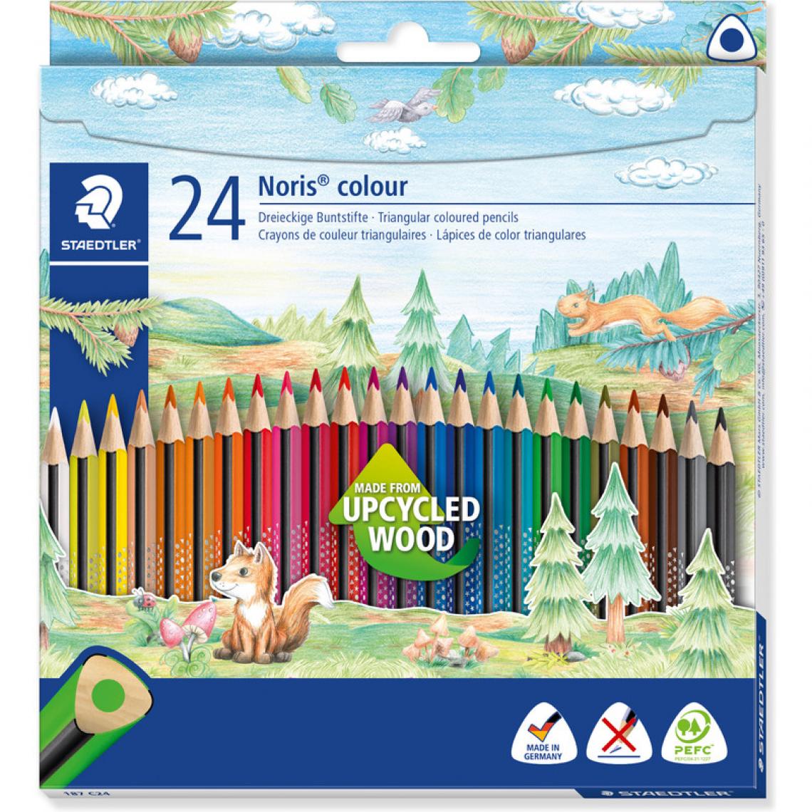 Staedtler - STAEDTLER Crayon de couleur Noris colour, étui carton de 24 () - Bricolage et jardinage